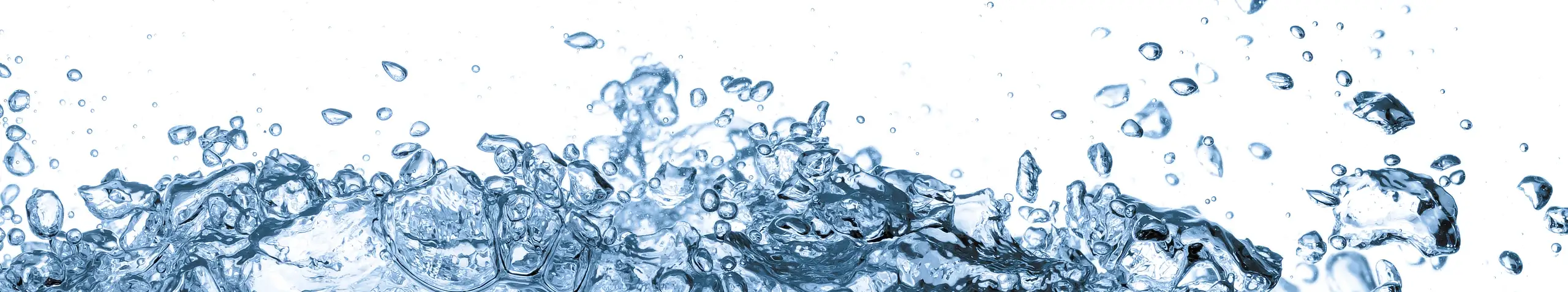 Wassersprudel und Wasserspritzer